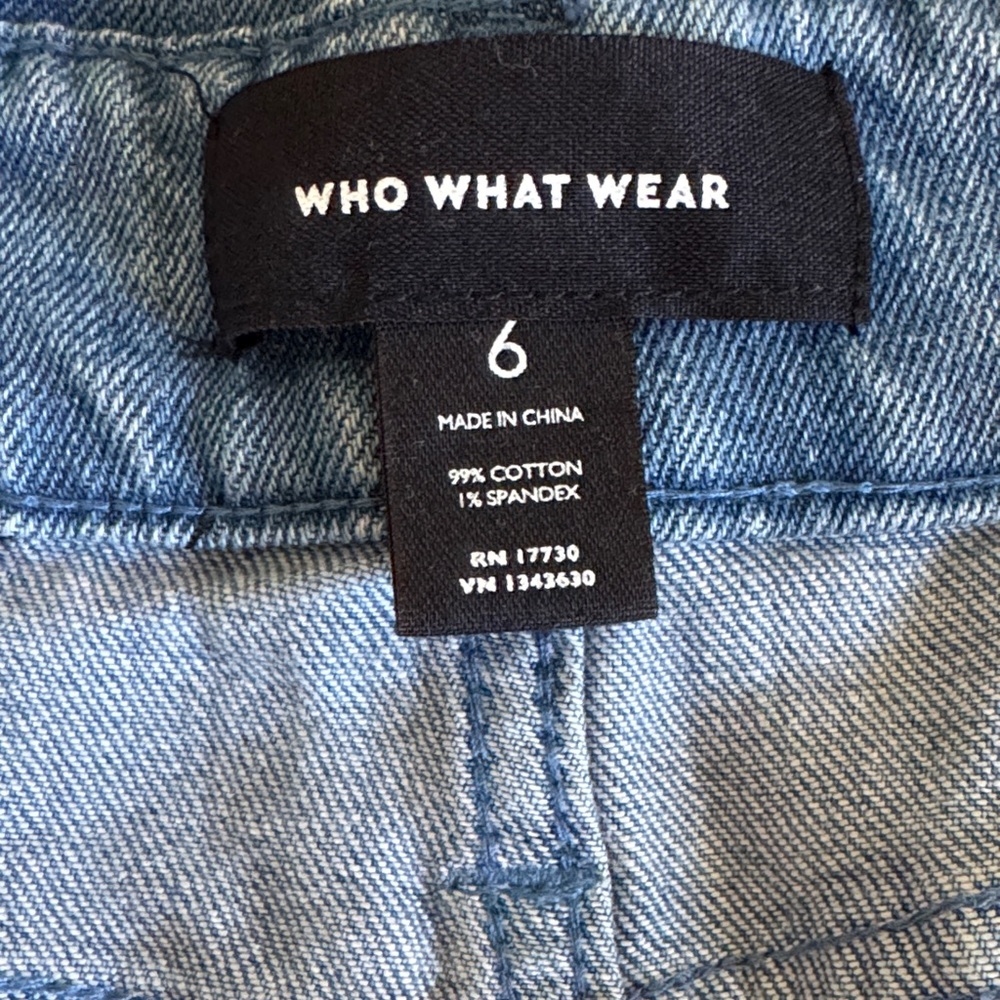 Who What Wear Light Blue Denim Jeans